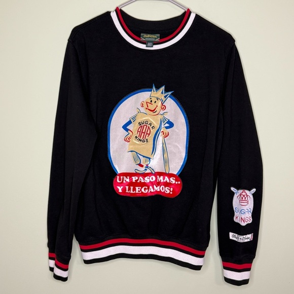Vintage RARE Stall & Dean “Sugar Kings” Black Sweater men’s Small sweatshirt - Picture 2 of 10